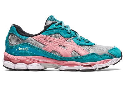 Asics Awake Ny X Gel-nyc Patike Ženske Srebrne Zelene Plave | RS1813-795