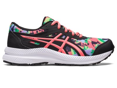 Asics Contend 8 Sports Patike Dječje Crne Koraljne | RS0241-301