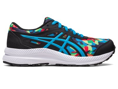 Asics Contend 8 Sports Patike Dječje Crne Plave | RS2740-681