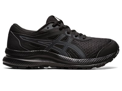 Asics Contend 8 Sports Patike Dječje Crne Sive | RS3656-417