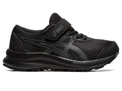 Asics Contend 8 Sports Patike Dječje Crne Sive | RS8487-153