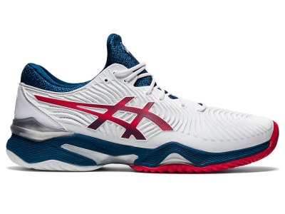 Asics Court FF 2 Tenisiće Muške Bijele Plave | RS6950-703