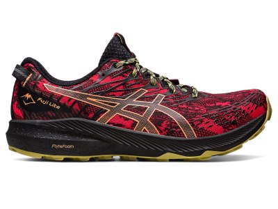 Asics Fuji Lite 3 Tenisice Za Trčanje Muške Crvene Crne | RS2966-450