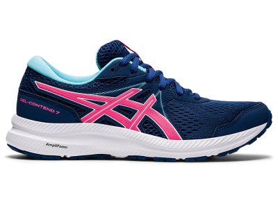 Asics Gel-contend 7 Tenisiće Ženske Crne Plave Roze | RS7404-846