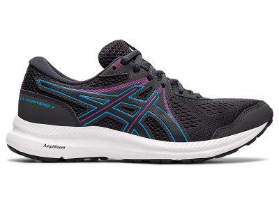 Asics Gel-contend 7 Tenisiće Ženske Tamno Sive Svijetlo Tirkizne | RS0499-939