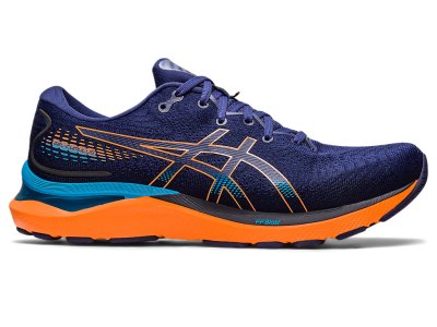 Asics Gel-cumulus 24 Tenisiće Muške Indigo Plave Narančaste | RS4741-872