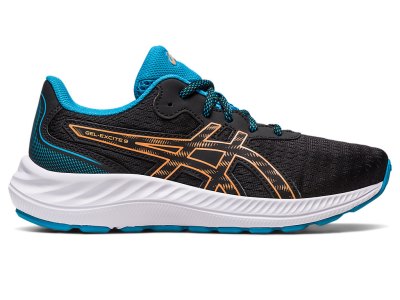 Asics Gel-eXCite 9 Sports Patike Dječje Crne Narančaste | RS2398-238