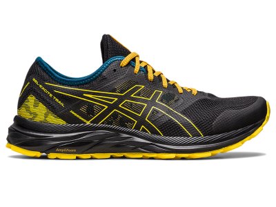 Asics Gel-eXCite Trail Tenisiće Muške Crne Zlatne Žute | RS0477-175