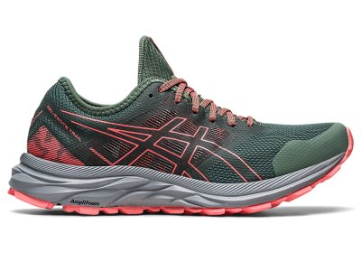 Asics Gel-eXCite Trail Tenisiće Ženske Tamno Zelene Koraljne | RS5226-038