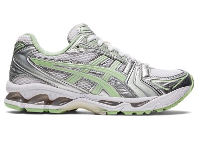 Asics Gel-kayano 14 Patike Ženske Bijele Svijetlo Zelene | RS1415-207