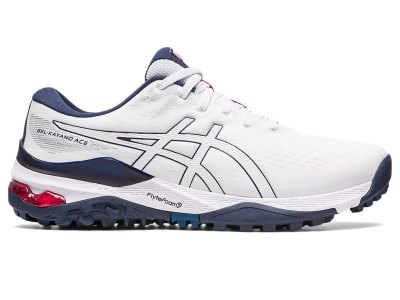 Asics Gel-kayano ACE Cipele Za Golf Muške Bijele Bijele | RS1182-076