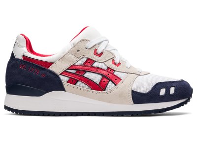 Asics Gel-lyte III OG Patike Muške Bijele Crvene | RS8788-400