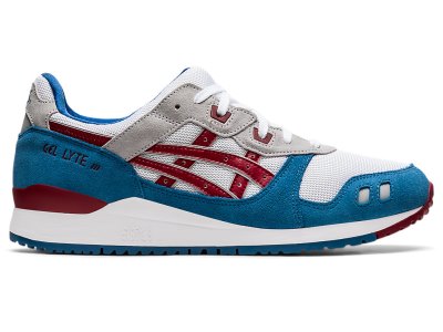 Asics Gel-lyte III OG Patike Ženske Nebeskoplave Tamno Crvene | RS8105-651