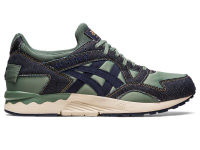 Asics Gel-lyte V Modern Patchwork Patike Ženske Crne Tamno Zelene | RS0359-052