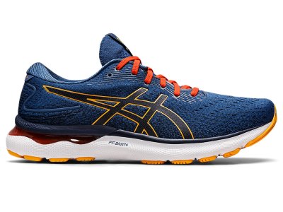 Asics Gel-nimbus 24 Tenisiće Muške Crne Plave Narančaste | RS2028-424