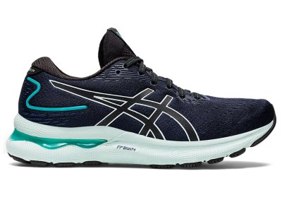 Asics Gel-nimbus 24 Tenisiće Ženske Crne Svijetlo Plave | RS5998-061