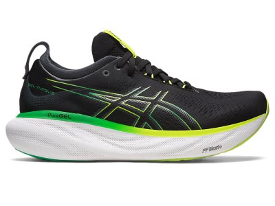 Asics Gel-nimbus 25 Tenisiće Muške Crne Svijetlo Zelene | RS4323-889