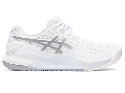 Asics Gel-resolution 9 Tenisiće Ženske Bijele Srebrne | RS2073-060