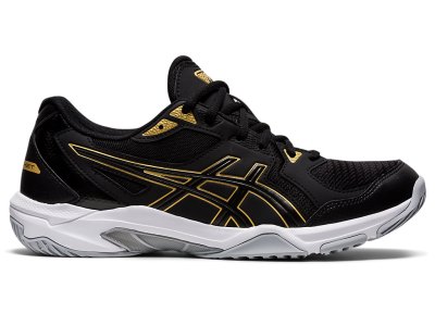 Asics Gel-rocket 10 Tenisice Za Odbojku Muške Crne Zlatne | RS1552-699