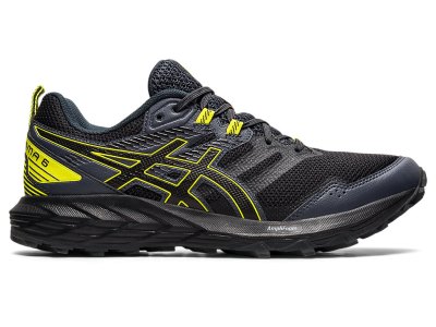 Asics Gel-sonoma 6 Tenisice Za Trčanje Muške Tamno Sive Žute | RS8796-580