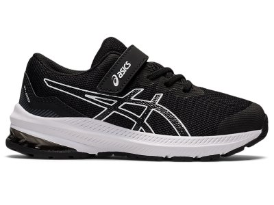 Asics Gt-1000 11 Sports Patike Dječje Crne Bijele | RS2497-607