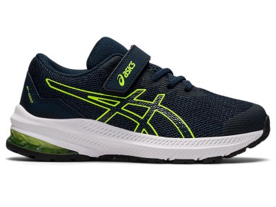 Asics Gt-1000 11 Sports Patike Dječje Plave Zelene | RS0898-181