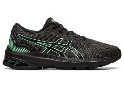 Asics Gt-1000 11 Sports Patike Dječje Tamno Sive Tirkizne | RS1543-328