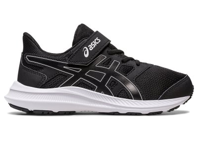 Asics Jolt 4 Sports Patike Dječje Crne Bijele | RS1184-368