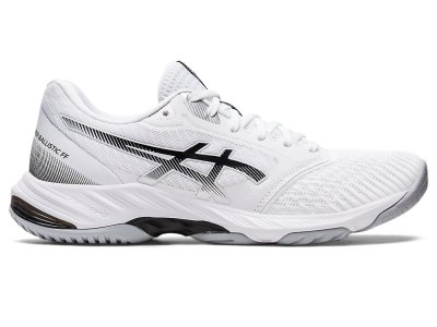 Asics Netburner Ballistic FF 3 Tenisice Za Odbojku Ženske Bijele Crne | RS2557-359