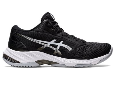 Asics Netburner Ballistic FF MT 3 Tenisice Za Odbojku Muške Crne Bijele | RS8420-211