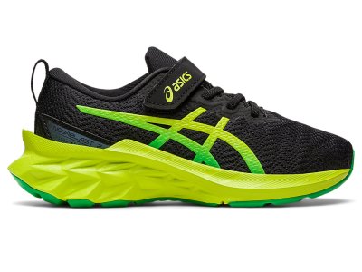 Asics Novablast 2 Sports Patike Dječje Crne Svijetlo Zelene | RS9388-804