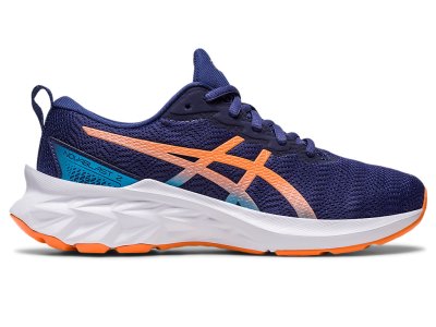 Asics Novablast 2 Sports Patike Dječje Indigo Plave Narančaste | RS1202-701