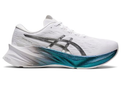 Asics Novablast 3 Platinum Tenisiće Ženske Bijele Srebrne | RS5847-897