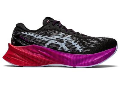 Asics Novablast 3 Tenisiće Ženske Crne Svijetlo Plave | RS4037-488