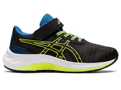 Asics PRE EXCite 9 Sports Patike Dječje Crne Zelene | RS5447-526