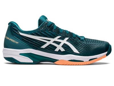 Asics Solution Speed FF 2 Tenisiće Muške Tamno Zelene Bijele | RS2584-385