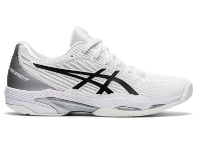 Asics Solution Speed FF 2 Tenisiće Ženske Bijele Crne | RS4948-042