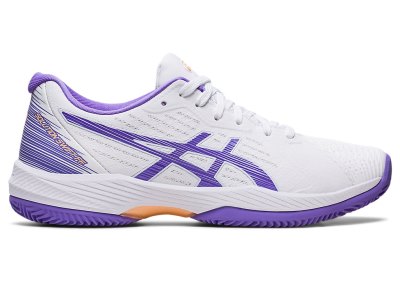 Asics Solution Swift FF Clay Tenisiće Ženske Bijele Ljubičaste | RS6423-565