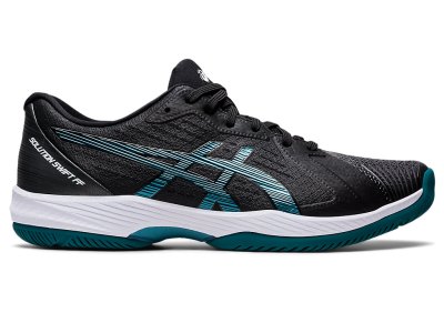 Asics Solution Swift FF Tenisiće Muške Crne Svijetlo Plave Tamno Zelene | RS1168-219