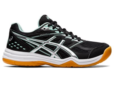 Asics Upcourt 4 Sports Patike Dječje Crne Svijetlo Zelene | RS6228-619