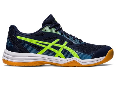 Asics Upcourt 5 Tenisice Za Odbojku Muške Crne Zelene | RS2613-099