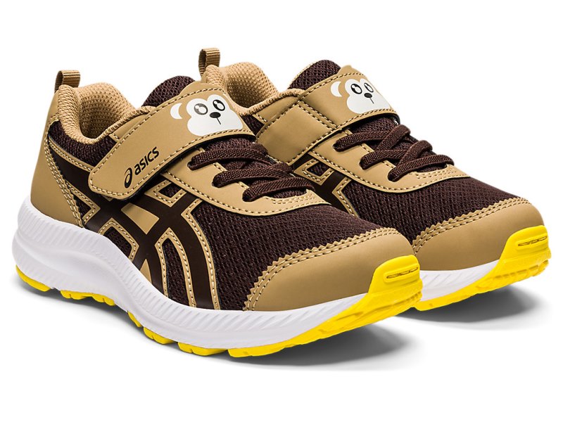 Asics Contend 7 Sports Patike Dječje Kafe Kafe | RS2494-223