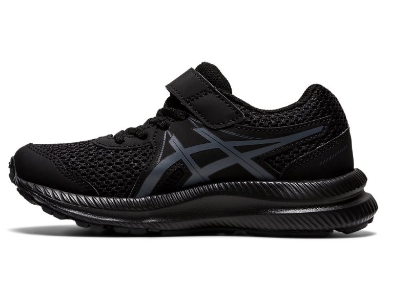 Asics Contend 7 Tenisiće Dječje Crne Sive | RS8912-954