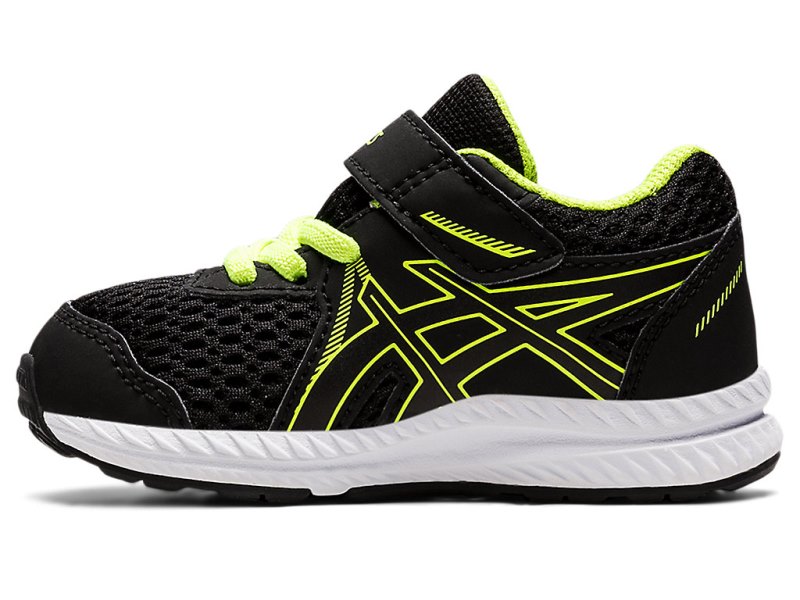 Asics Contend 7 Tenisiće Dječje Crne Zelene | RS2484-535