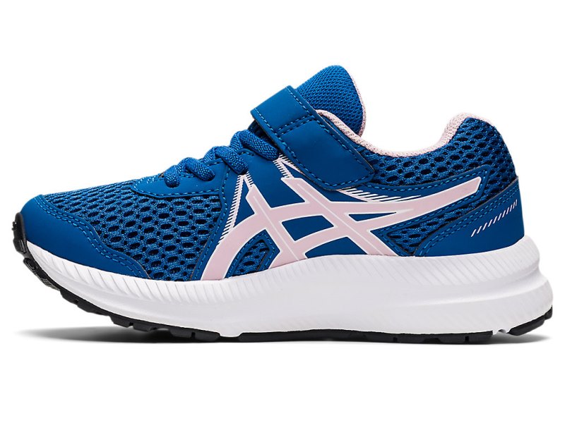 Asics Contend 7 Tenisiće Dječje Plave Roze | RS2651-324