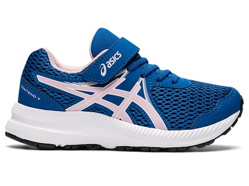 Asics Contend 7 Tenisiće Dječje Plave Roze | RS2651-324