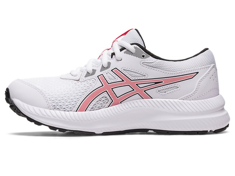 Asics Contend 8 Sports Patike Dječje Bijele Crvene | RS1568-843