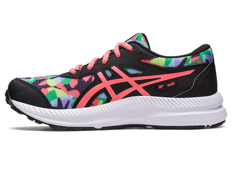 Asics Contend 8 Sports Patike Dječje Crne Koraljne | RS0241-301