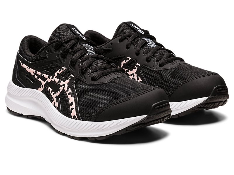 Asics Contend 8 Sports Patike Dječje Crne Roze | RS2359-296