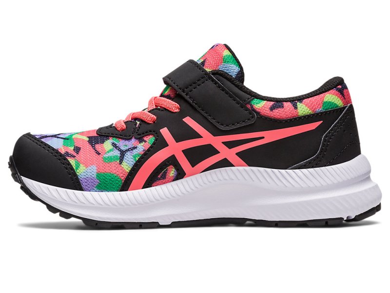 Asics Contend 8 Sports Patike Dječje Crne Koraljne | RS4625-273